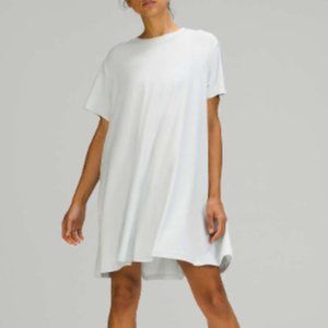 lululemon all yours dress - ocean air - size 4